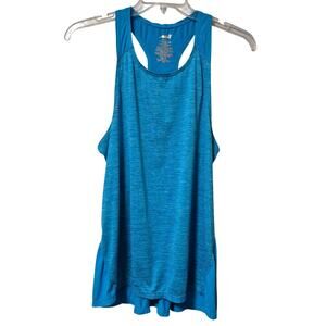 Avia Womens Large Blue Tank Top T-back Round Neckline